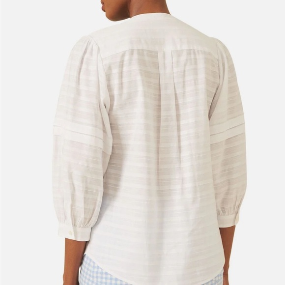 J. McLaughlin linen blend top - Picture 3 of 11